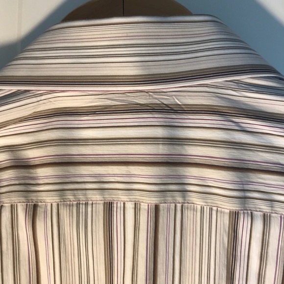Prada Striped Dress Shirt Men’s 42 and 16.5 - Picture 6 of 9